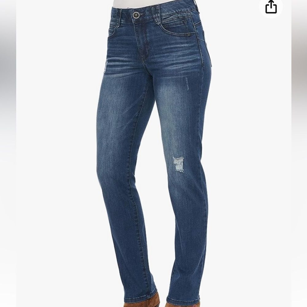 Democracy Women's Ab Solution‎ Straight Leg Jean Sz 6  NWT